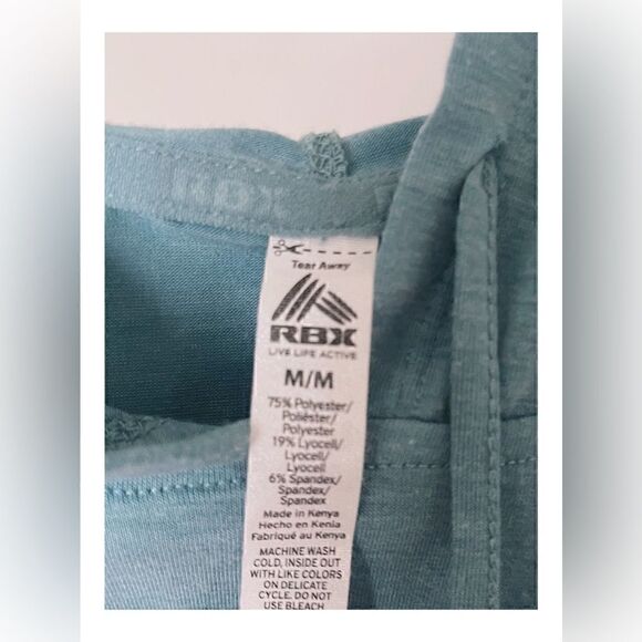 🔵 5 for $25 RBX Lightweight Hooded Athletic Short Sleeve Top - Picture 6 of 8